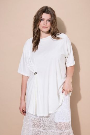 Moda za polnejše Majica kratkih rukava šireg kroja plus velikost, xxl, Ulla Popken in Johann Popken (JP1880)