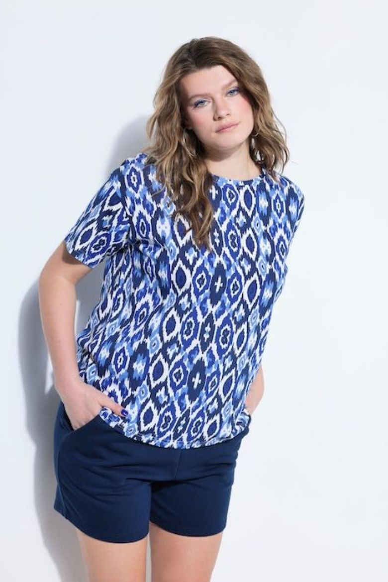 Moda za polnejše Majica kratkih rukava šireg kroja plus velikost, xxl, Ulla Popken in Johann Popken (JP1880)