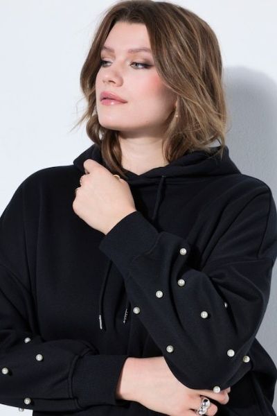 Slika Majica dugih rukava s kapuljačom šireg kroja