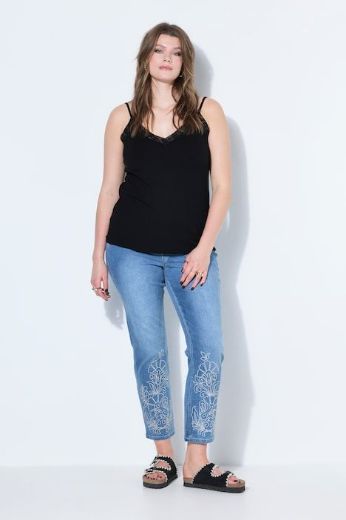 Moda za polnejše Majica bez rukava A kroja plus velikost, xxl, Ulla Popken in Johann Popken (JP1880)