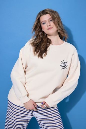 Moda za polnejše Majica dugih rukava šireg kroja plus velikost, xxl, Ulla Popken in Johann Popken (JP1880)