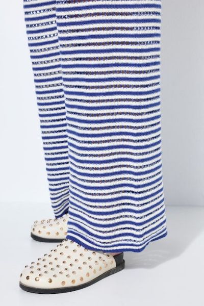 Slika Hlače širokih nogavica elastičnog struka