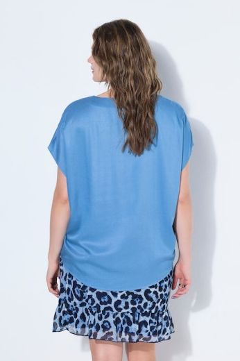 Moda za polnejše Bluza kratkih rukava V ovratnika plus velikost, xxl, Ulla Popken in Johann Popken (JP1880)