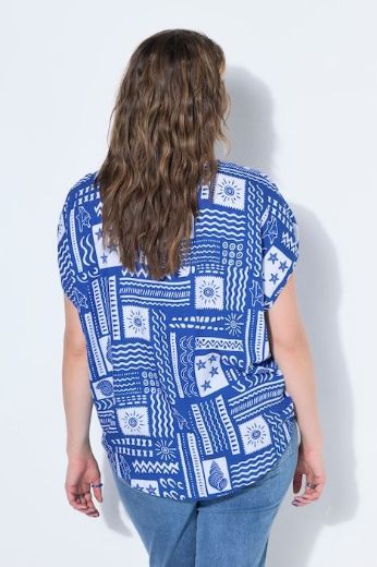 Moda za polnejše Bluza kratkih rukava šireg kroja plus velikost, xxl, Ulla Popken in Johann Popken (JP1880)