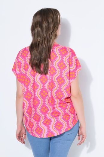 Moda za polnejše Bluza kratkih rukava šireg kroja plus velikost, xxl, Ulla Popken in Johann Popken (JP1880)