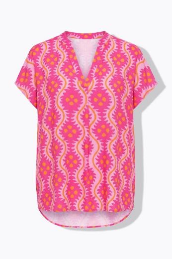 Moda za polnejše Bluza kratkih rukava šireg kroja plus velikost, xxl, Ulla Popken in Johann Popken (JP1880)