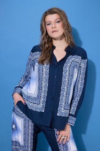 Moda za polnejše Košulja dugih rukava plus velikost, xxl, Ulla Popken in Johann Popken (JP1880)