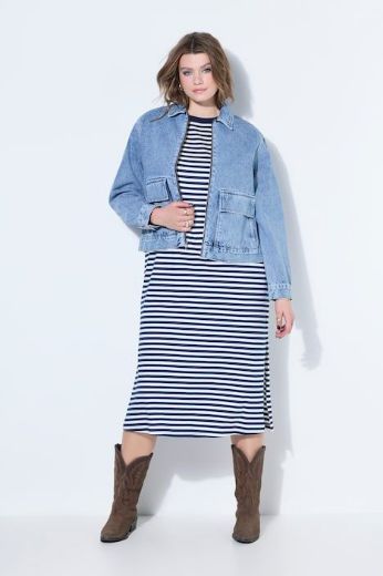 Moda za polnejše Jakna lagana traper plus velikost, xxl, Ulla Popken in Johann Popken (JP1880)