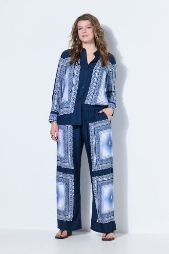 Moda za polnejše Hlače širokih nogavica visokog struka plus velikost, xxl, Ulla Popken in Johann Popken (JP1880)