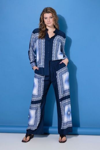 Moda za polnejše Hlače širokih nogavica visokog struka plus velikost, xxl, Ulla Popken in Johann Popken (JP1880)