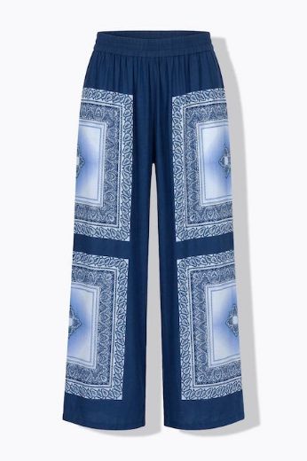 Moda za polnejše Hlače širokih nogavica visokog struka plus velikost, xxl, Ulla Popken in Johann Popken (JP1880)