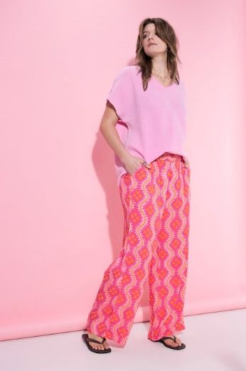 Moda za polnejše Hlače širokih nogavica visokog struka plus velikost, xxl, Ulla Popken in Johann Popken (JP1880)