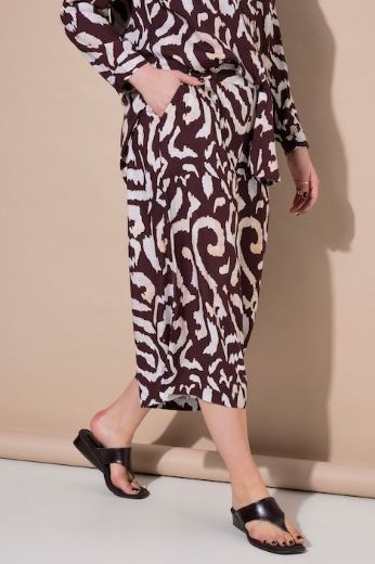 Moda za polnejše Hlače širokih nogavica visokog struka plus velikost, xxl, Ulla Popken in Johann Popken (JP1880)