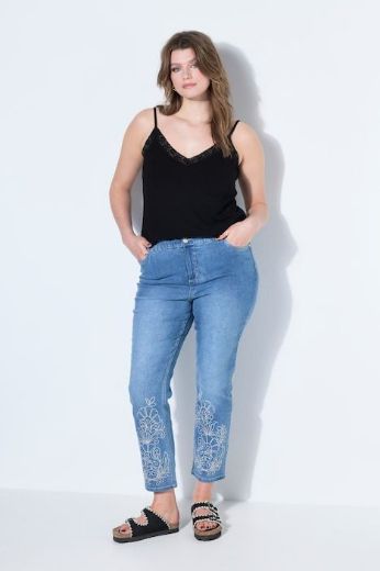 Moda za polnejše Hlače traper visokog struka plus velikost, xxl, Ulla Popken in Johann Popken (JP1880)