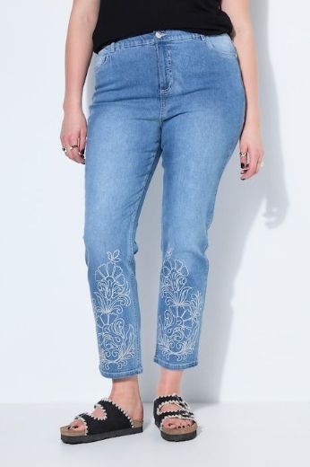 Moda za polnejše Hlače traper visokog struka plus velikost, xxl, Ulla Popken in Johann Popken (JP1880)