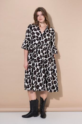 Moda za polnejše Haljina maxi 3/4 rukava od muslina plus velikost, xxl, Ulla Popken in Johann Popken (JP1880)