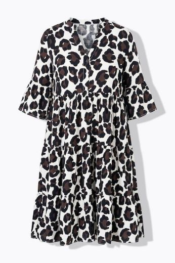 Moda za polnejše Haljina maxi 3/4 rukava od muslina plus velikost, xxl, Ulla Popken in Johann Popken (JP1880)