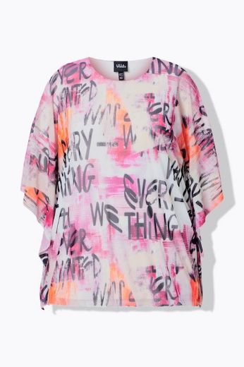 Moda za polnejše Bluza kratkih rukava šireg kroja plus velikost, xxl, Ulla Popken in Johann Popken (JP1880)