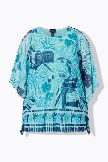 Moda za polnejše Bluza kratkih rukava šireg kroja plus velikost, xxl, Ulla Popken in Johann Popken (JP1880)