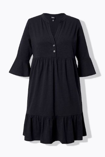 Moda za polnejše Haljina 3/4 rukava A kroja plus velikost, xxl, Ulla Popken in Johann Popken (JP1880)