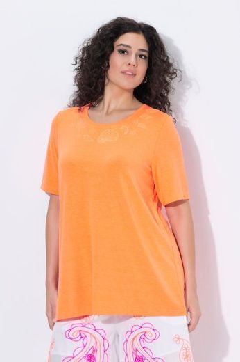 Moda za polnejše Majica kratkih rukava  A kroja plus velikost, xxl, Ulla Popken in Johann Popken (JP1880)