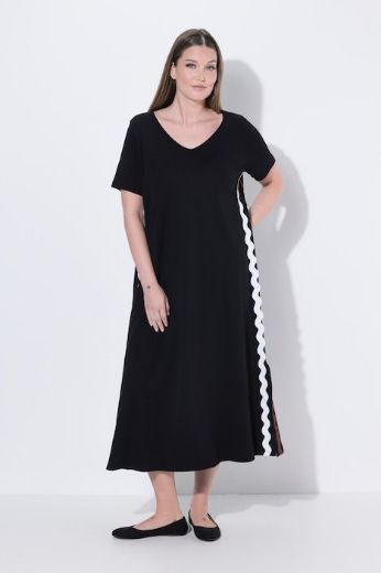 Moda za polnejše Haljina maxi kratkih rukava pamučna plus velikost, xxl, Ulla Popken in Johann Popken (JP1880)