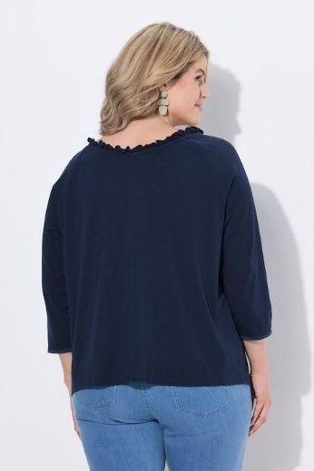 Moda za polnejše Majica 3/4 rukava pamučna plus velikost, xxl, Ulla Popken in Johann Popken (JP1880)