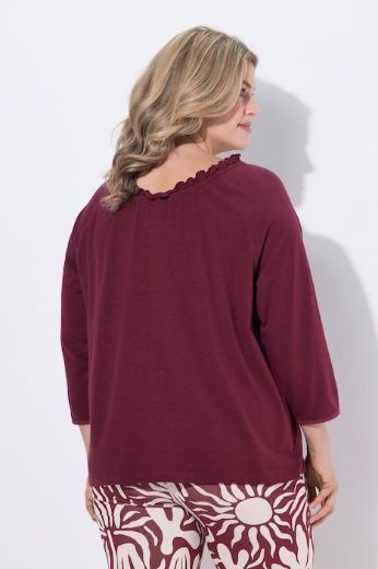 Moda za polnejše Majica 3/4 rukava pamučna plus velikost, xxl, Ulla Popken in Johann Popken (JP1880)