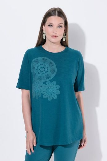 Moda za polnejše Majica kratkih rukava A kroja pamučna plus velikost, xxl, Ulla Popken in Johann Popken (JP1880)