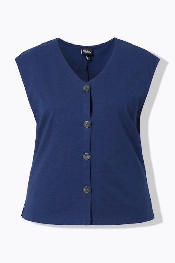 Moda za polnejše Prsluk V izreza plus velikost, xxl, Ulla Popken in Johann Popken (JP1880)