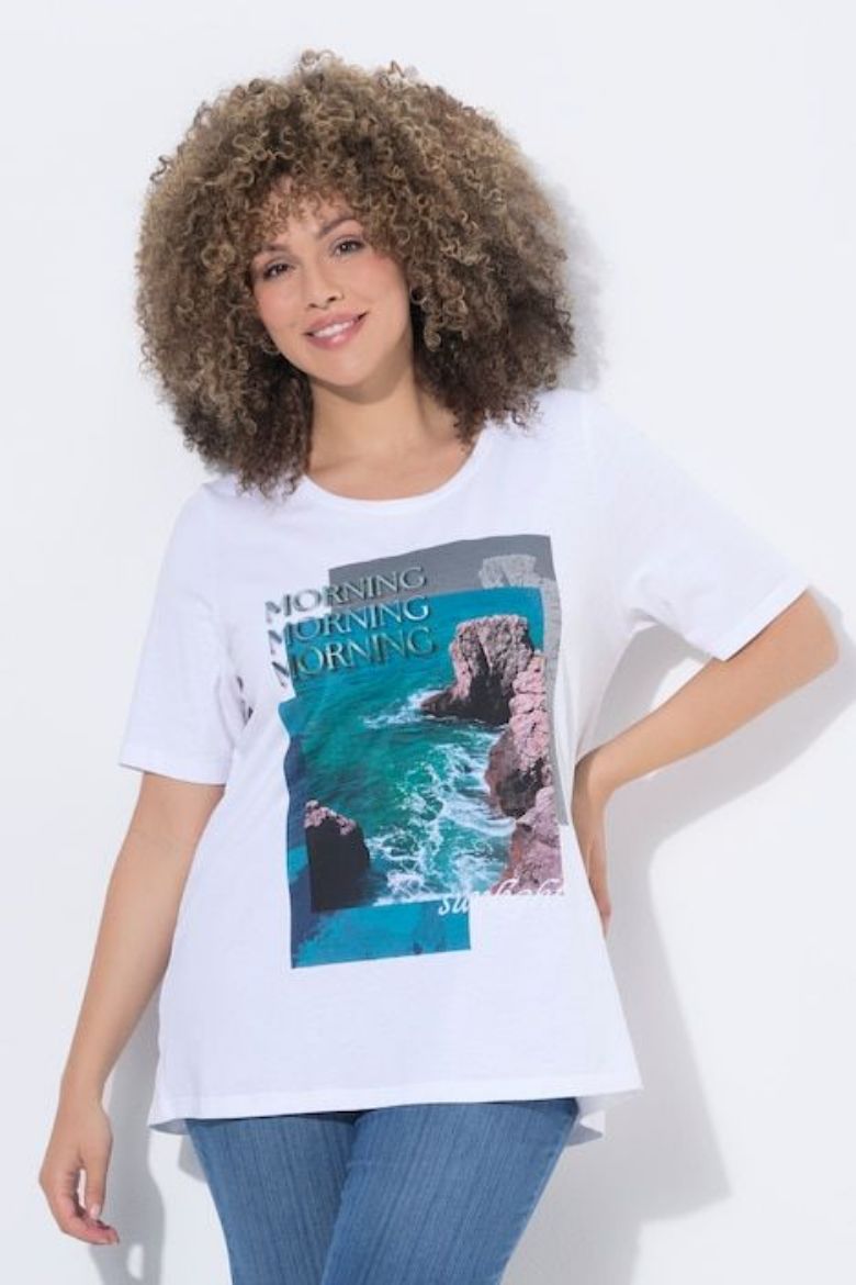 Moda za polnejše Majica kratkih rukava plus velikost, xxl, Ulla Popken in Johann Popken (JP1880)
