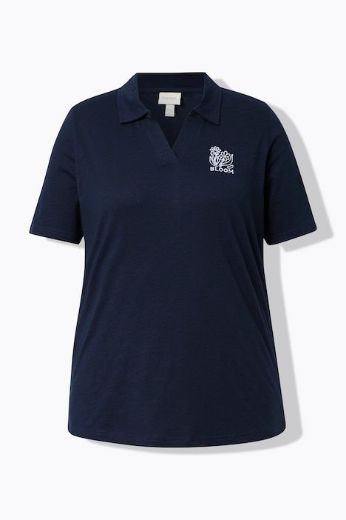 Moda za polnejše Majica polo kratkih rukava pamučna plus velikost, xxl, Ulla Popken in Johann Popken (JP1880)