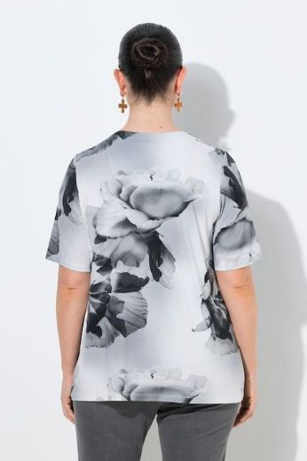 Moda za polnejše Majica kratkih rukava V izreza plus velikost, xxl, Ulla Popken in Johann Popken (JP1880)