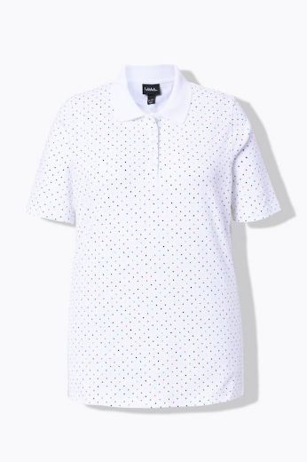 Moda za polnejše Majica polo kratkih rukava pamučna plus velikost, xxl, Ulla Popken in Johann Popken (JP1880)