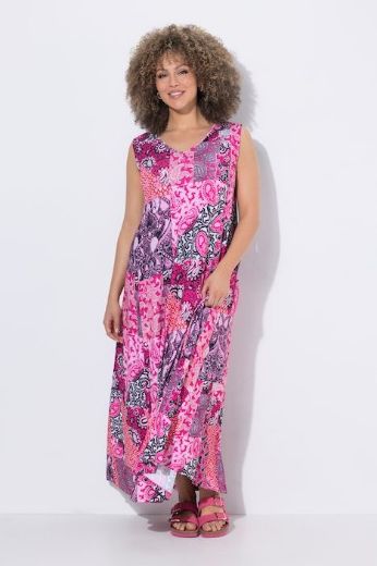 Moda za polnejše Haljina maxi bez rukava A kroja plus velikost, xxl, Ulla Popken in Johann Popken (JP1880)