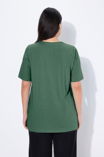 Moda za polnejše Majica A kroj V ovratnik plus velikost, xxl, Ulla Popken in Johann Popken (JP1880)