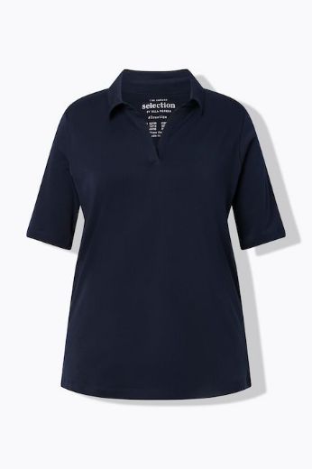 Moda za polnejše Majica Polo plus velikost, xxl, Ulla Popken in Johann Popken (JP1880)