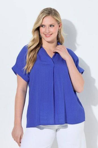 Moda za polnejše Bluza spušteni rukavi s gumbima na leđima plus velikost, xxl, Ulla Popken in Johann Popken (JP1880)