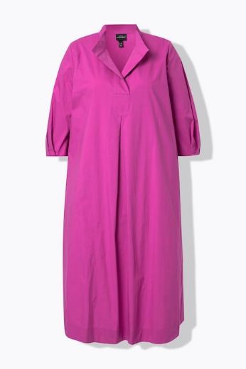 Moda za polnejše Haljina midi 3/4 rukava A kroja plus velikost, xxl, Ulla Popken in Johann Popken (JP1880)