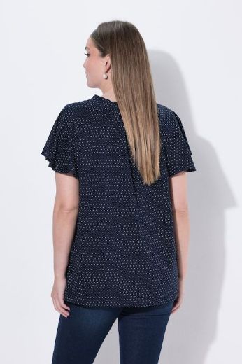 Moda za polnejše Majica kratkih rukava s gumbima plus velikost, xxl, Ulla Popken in Johann Popken (JP1880)