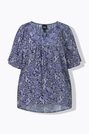 Moda za polnejše Tunika kratkih rukava A kroja plus velikost, xxl, Ulla Popken in Johann Popken (JP1880)