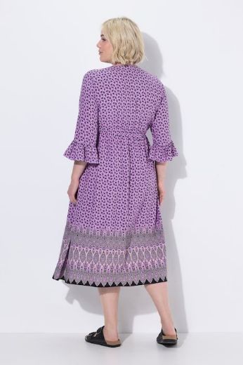 Moda za polnejše Haljina midi 3/4 rukava a kroja plus velikost, xxl, Ulla Popken in Johann Popken (JP1880)