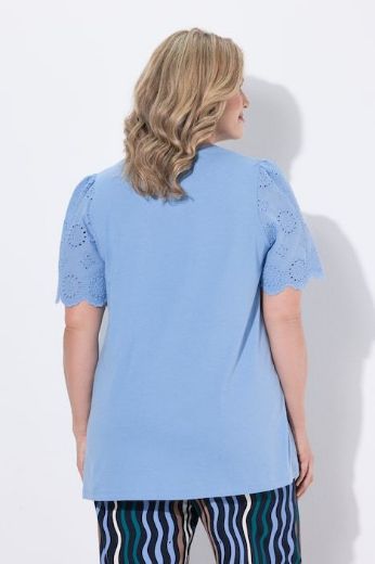 Moda za polnejše Majica kratkih rukava pamučna plus velikost, xxl, Ulla Popken in Johann Popken (JP1880)