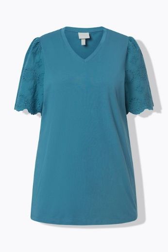 Moda za polnejše Majica kratkih rukava pamučna plus velikost, xxl, Ulla Popken in Johann Popken (JP1880)