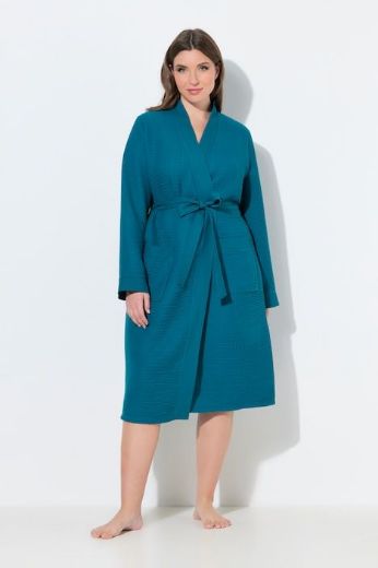 Moda za polnejše Ogrtač duži model na vezanje plus velikost, xxl, Ulla Popken in Johann Popken (JP1880)