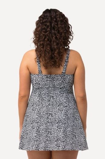 Moda za polnejše Kupaći kostim haljina životinjskog printa plus velikost, xxl, Ulla Popken in Johann Popken (JP1880)