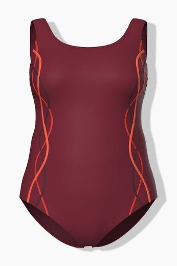 Moda za polnejše Kupaći kostim jednodijelni plus velikost, xxl, Ulla Popken in Johann Popken (JP1880)
