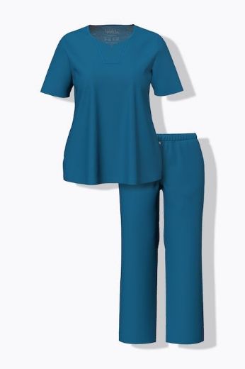 Moda za polnejše Pidžama 3/4 rukava plus velikost, xxl, Ulla Popken in Johann Popken (JP1880)