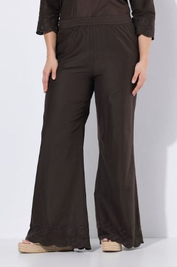 Moda za polnejše Hlače širokih nogavica pamučne plus velikost, xxl, Ulla Popken in Johann Popken (JP1880)