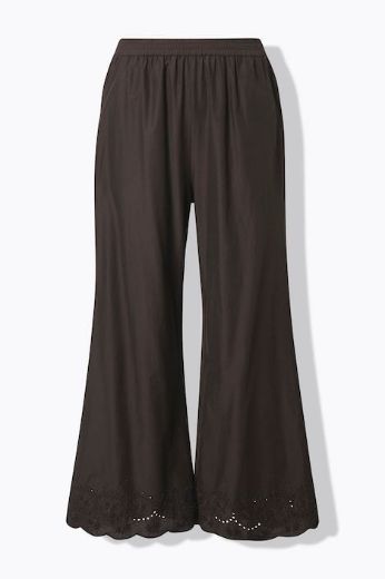 Moda za polnejše Hlače širokih nogavica pamučne plus velikost, xxl, Ulla Popken in Johann Popken (JP1880)